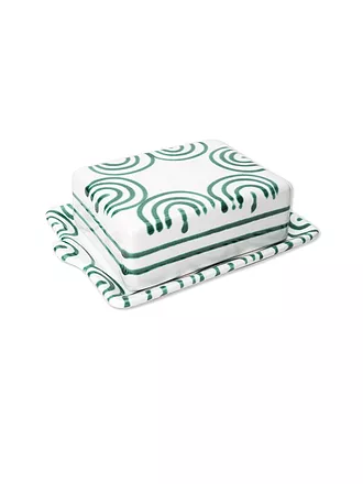 GMUNDNER KERAMIK | Mantequillera "Verde Flameado" 250g | 